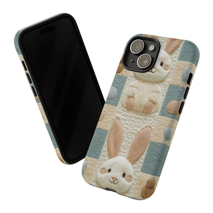 Adorable Rabbits Phone Case – Cute & Durable Protection - iPhone, Samsung, and Google case