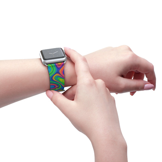 Psychedelic Swirl Watch Band