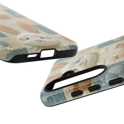 Adorable Rabbits Phone Case – Cute & Durable Protection - iPhone, Samsung, and Google case