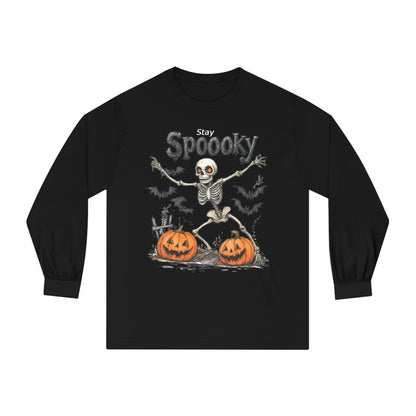 Unisex Classic Long Sleeve T-Shirt - Spooky Long Sleeve Tee