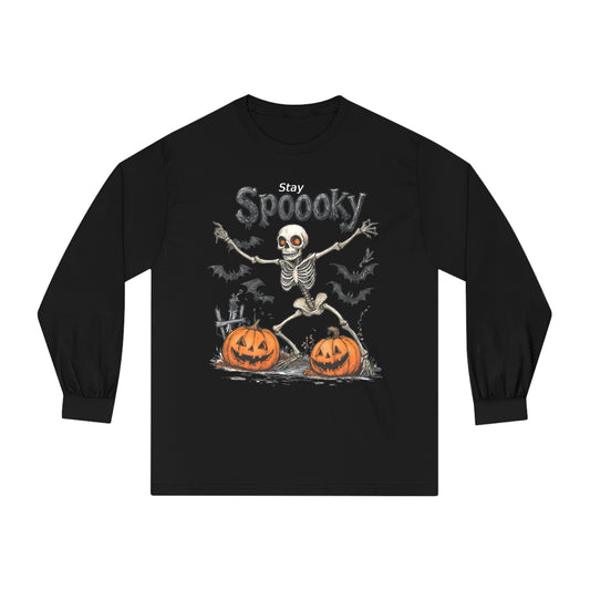 Unisex Classic Long Sleeve T-Shirt - Spooky Long Sleeve Tee