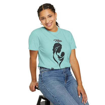 Garment-Dyed T-shirt - Mom's Unconditional Love Design