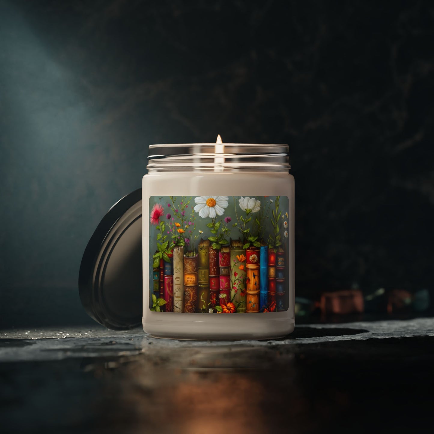 Watercolor Scented Soy Candle, 9oz