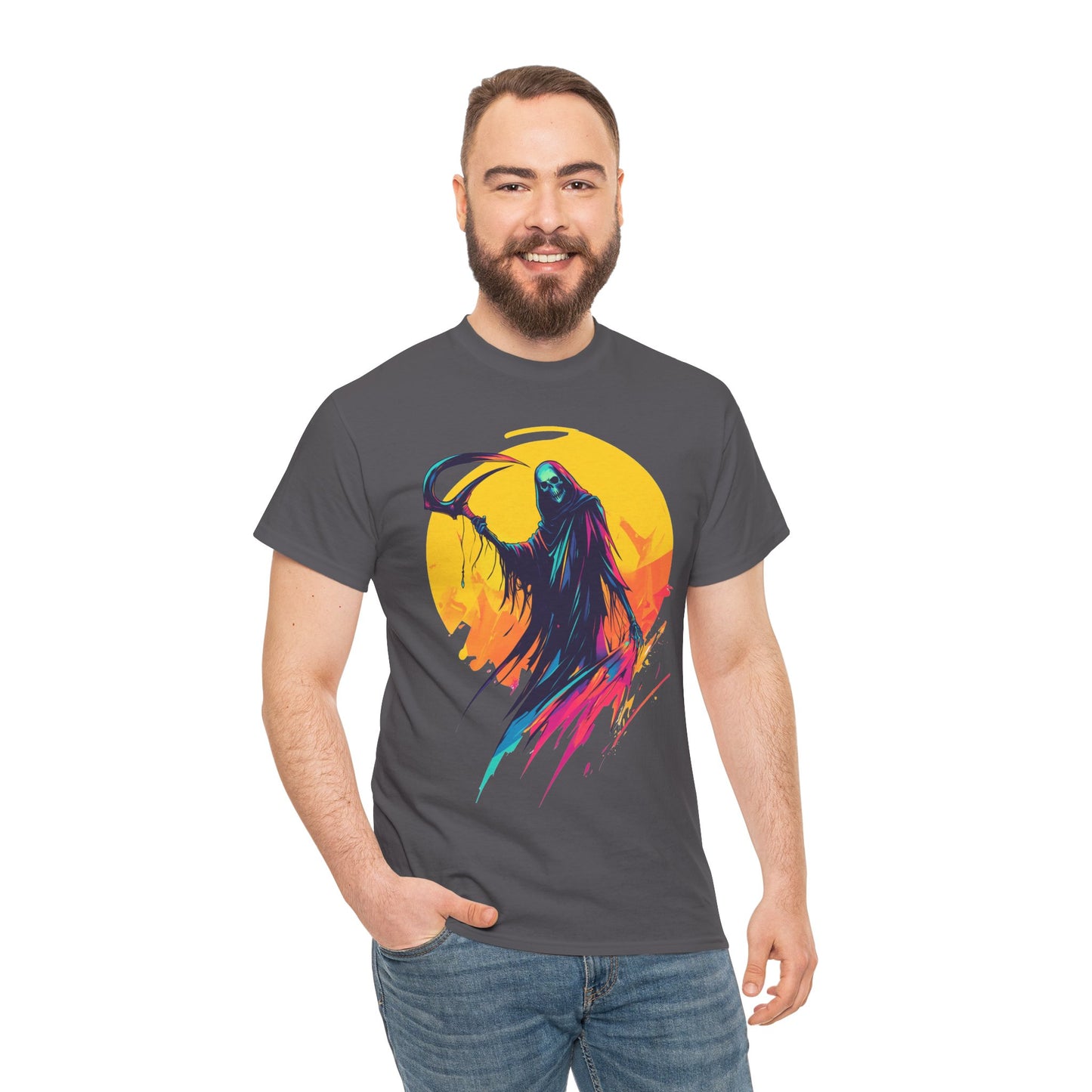 Spooky T-shirt - Unisex Heavy Cotton Tee - Halloween Tee