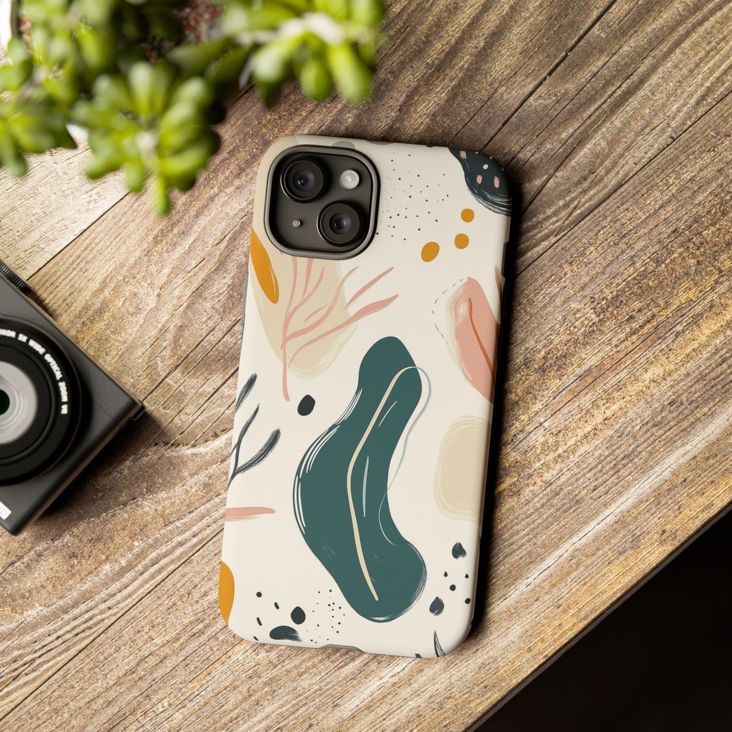 Phone Case with Abstract Art design - iPhone, Samsung, and Google case