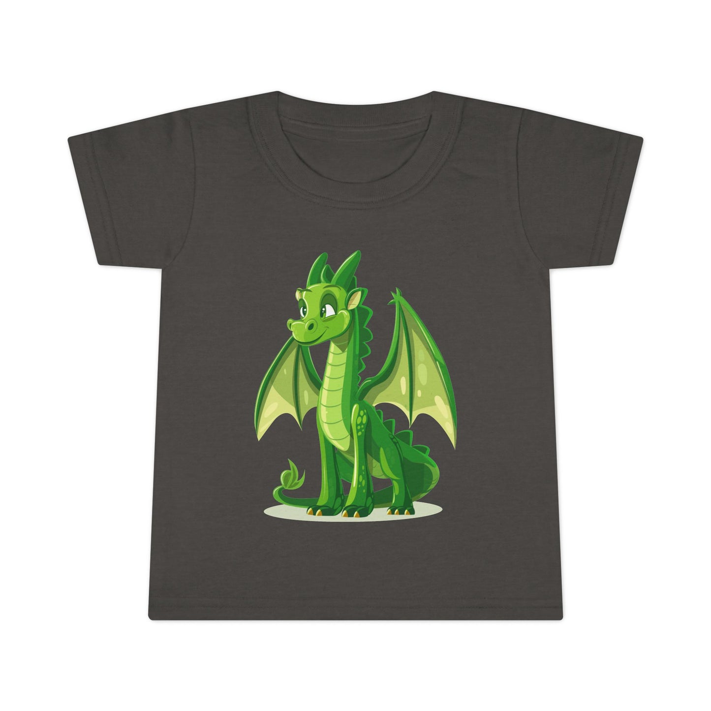 Cute Green Dragon Toddler T-Shirt - Adorable Kids Tee for Playtime and Parties - Unisex Toddler T-Shirt