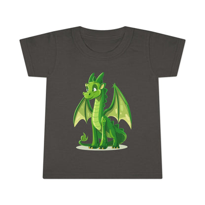 Cute Green Dragon Toddler T-Shirt - Adorable Kids Tee for Playtime and Parties - Unisex Toddler T-Shirt