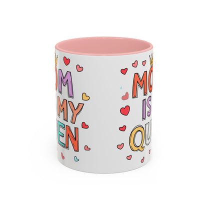 Queen Mom Accent Coffee Mug - Perfect Gift for Mother's Day - Birthday Gift