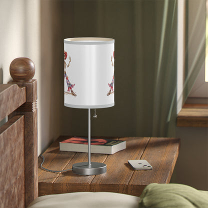 Lamp on a Stand, US|CA plug - Watercolor Skeleton Lamp - Table Lamps