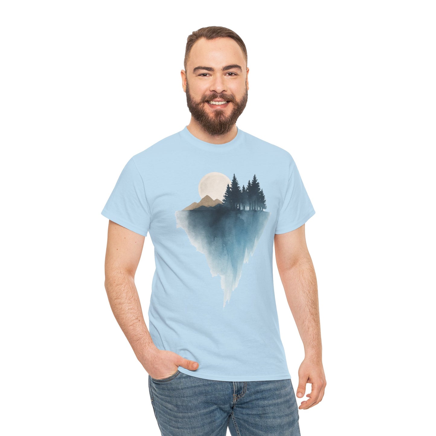 Scenic Nature Unisex Cotton Tee - Adventure Awaits
