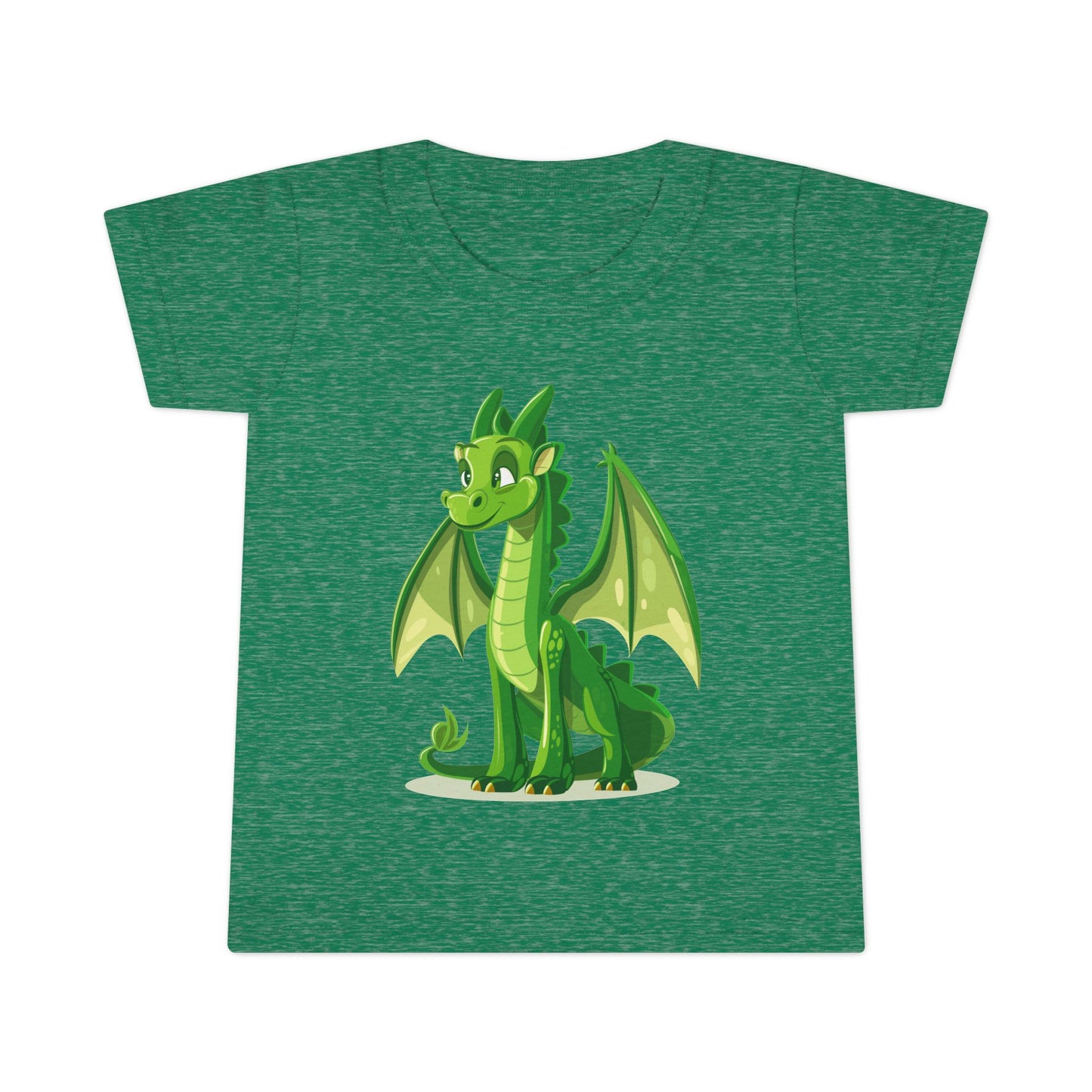 Cute Green Dragon Toddler T-Shirt - Adorable Kids Tee for Playtime and Parties - Unisex Toddler T-Shirt
