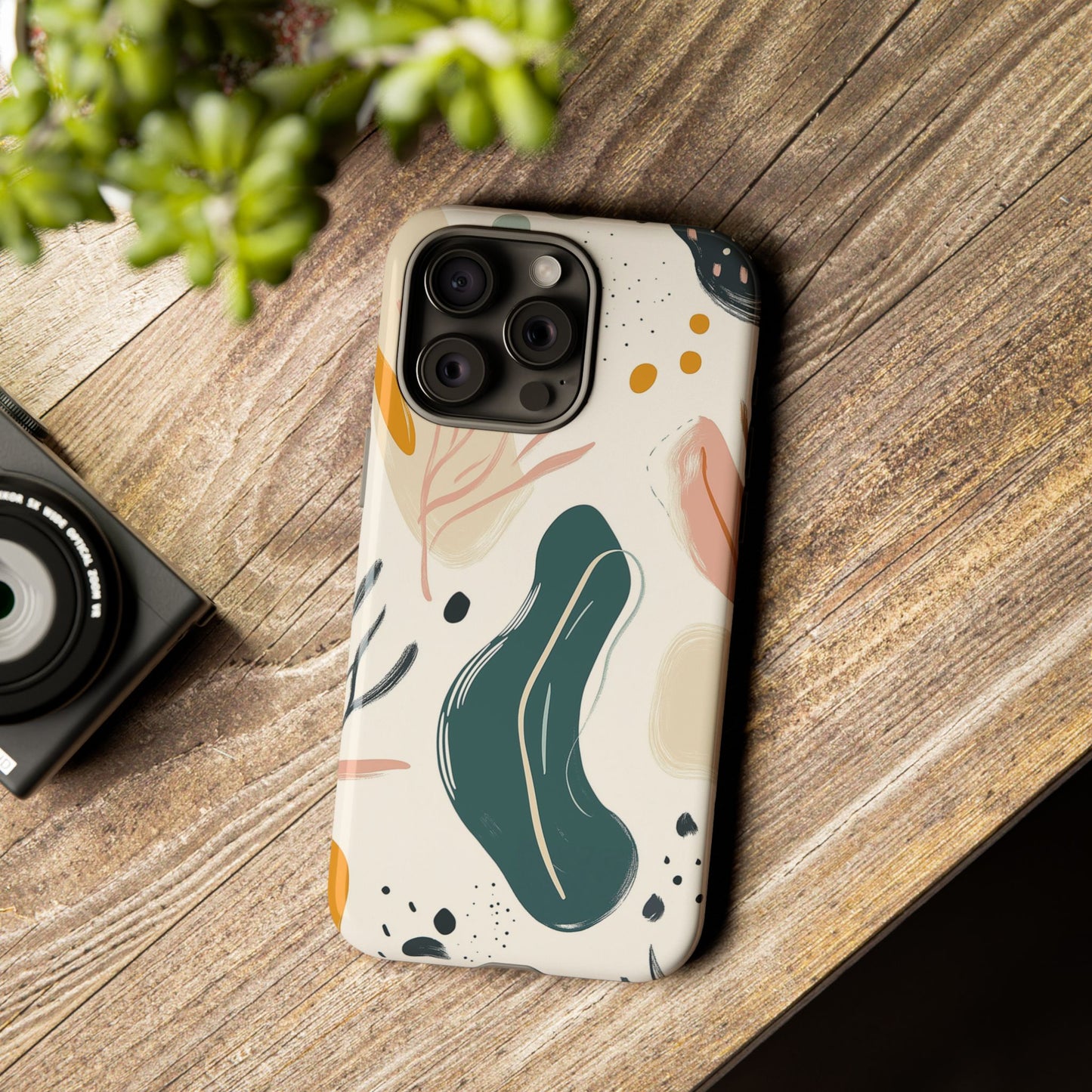 Phone Case with Abstract Art design - iPhone, Samsung, and Google case