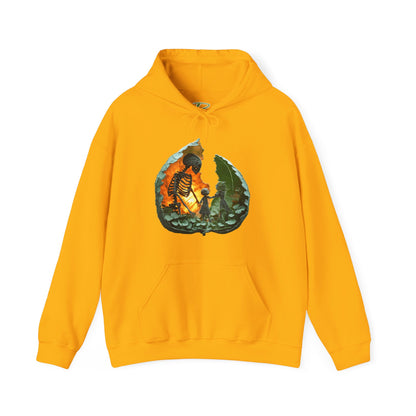 Unisex Heavy Blend™ Hooded Sweatshirt - Skeleton Design Hoodie