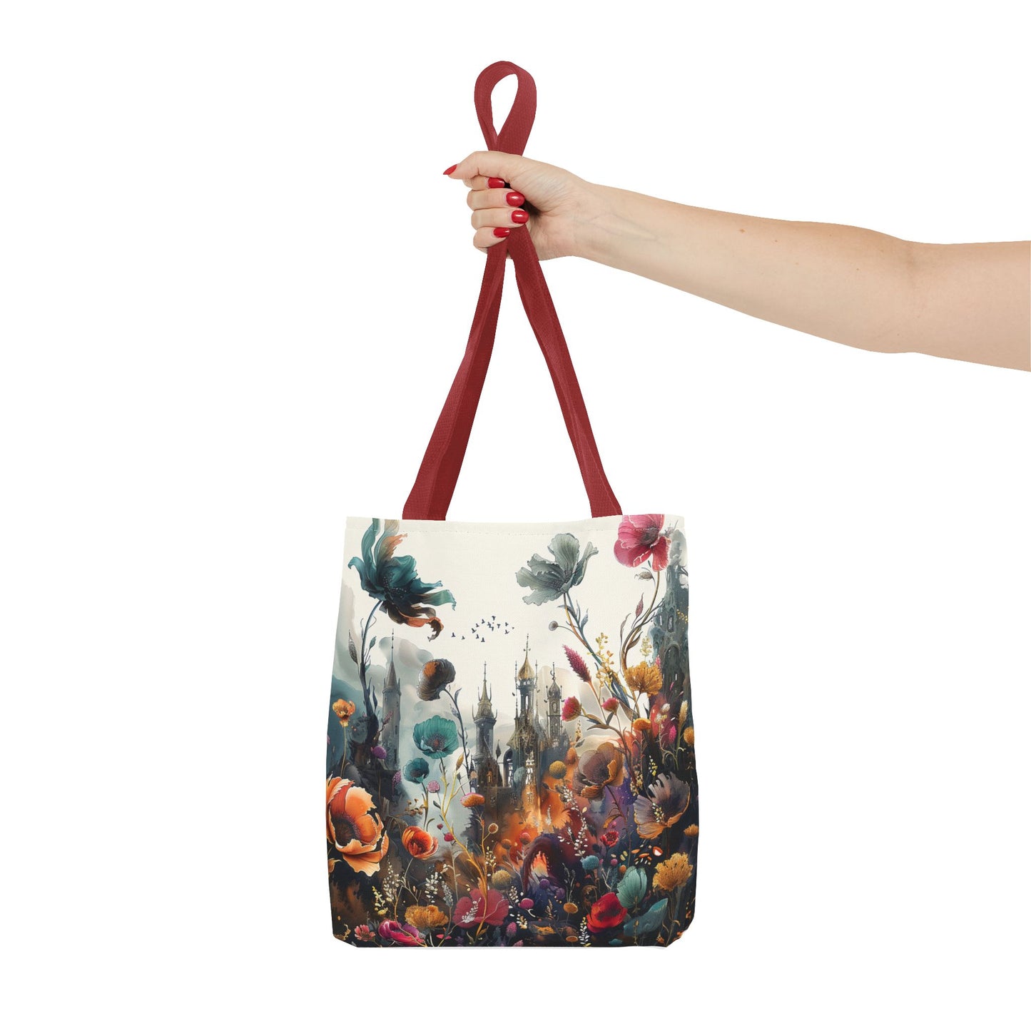 Nature and Castle Tote Bag - Two side print