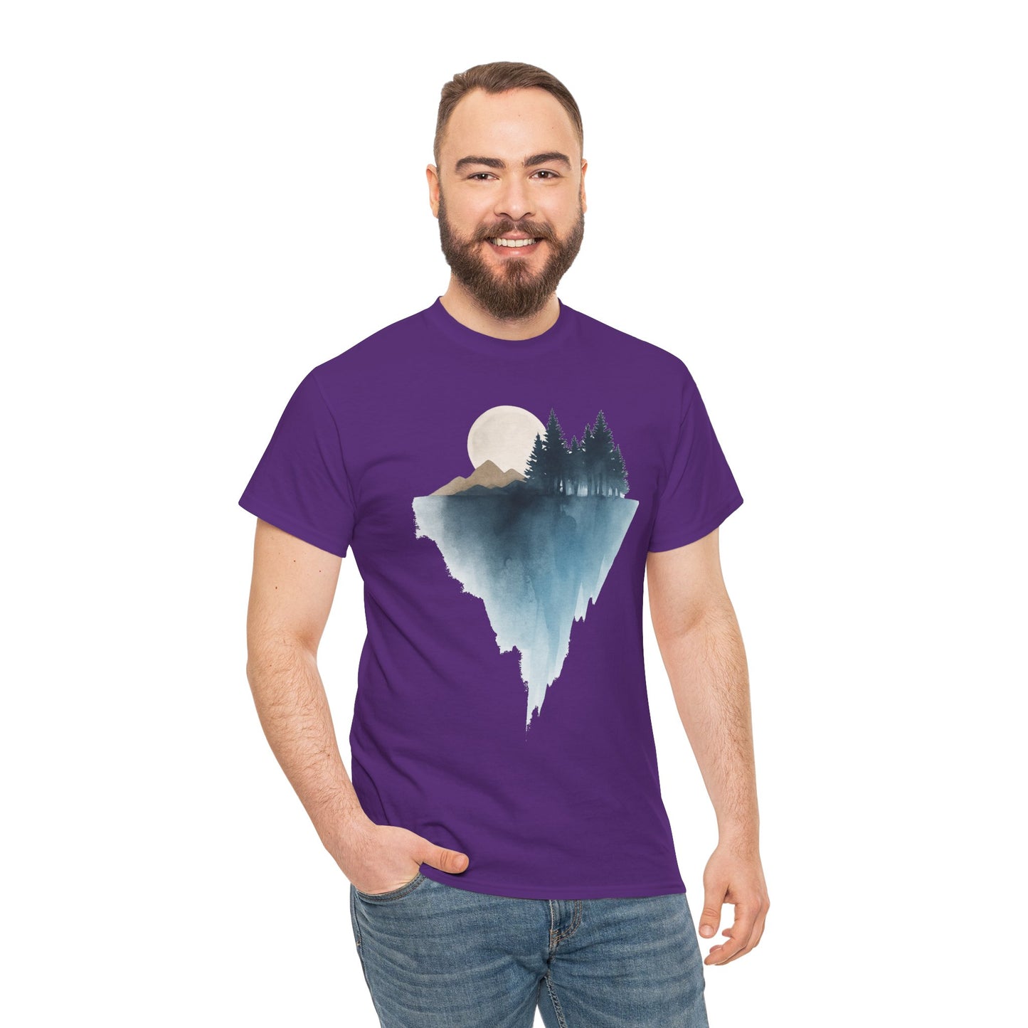 Scenic Nature Unisex Cotton Tee - Adventure Awaits
