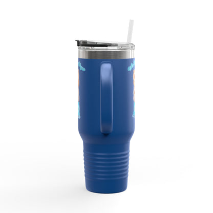 Cute Owl Insulated Travel Mug - 40oz, Perfect for Coffee Lovers