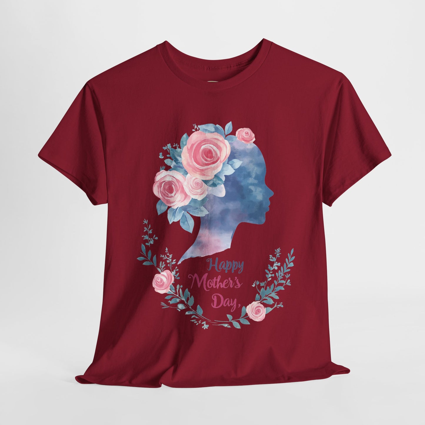 Floral Mother’s Day Heavy Cotton Tee - Gift for Mom