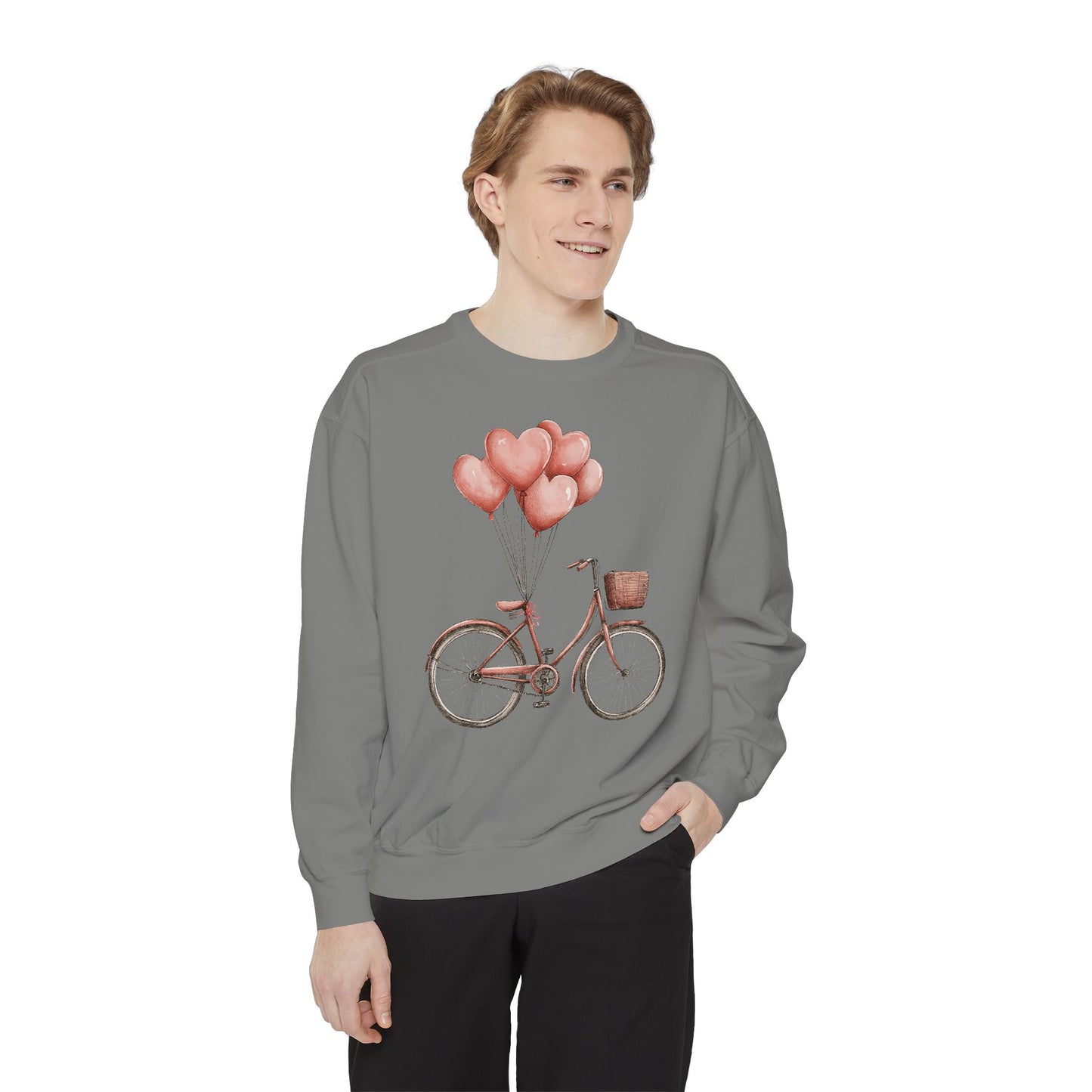 Vintage Bike Dreams: Unisex Garment-Dyed Sweatshirt