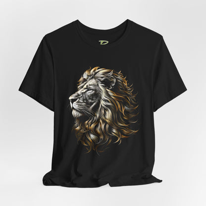 Regal Gold Lion 3D T-Shirt - Lion Tee