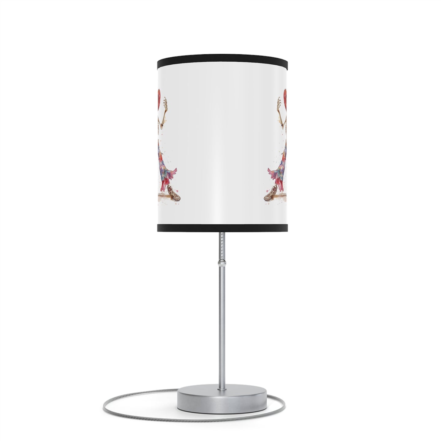 Lamp on a Stand, US|CA plug - Watercolor Skeleton Lamp - Table Lamps