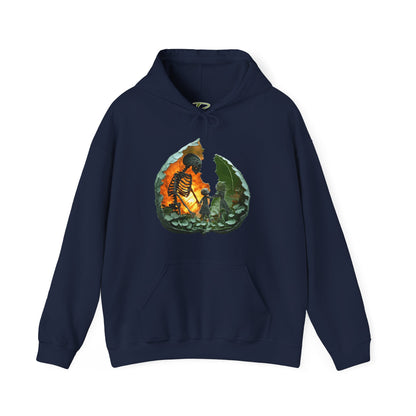 Unisex Heavy Blend™ Hooded Sweatshirt - Skeleton Design Hoodie