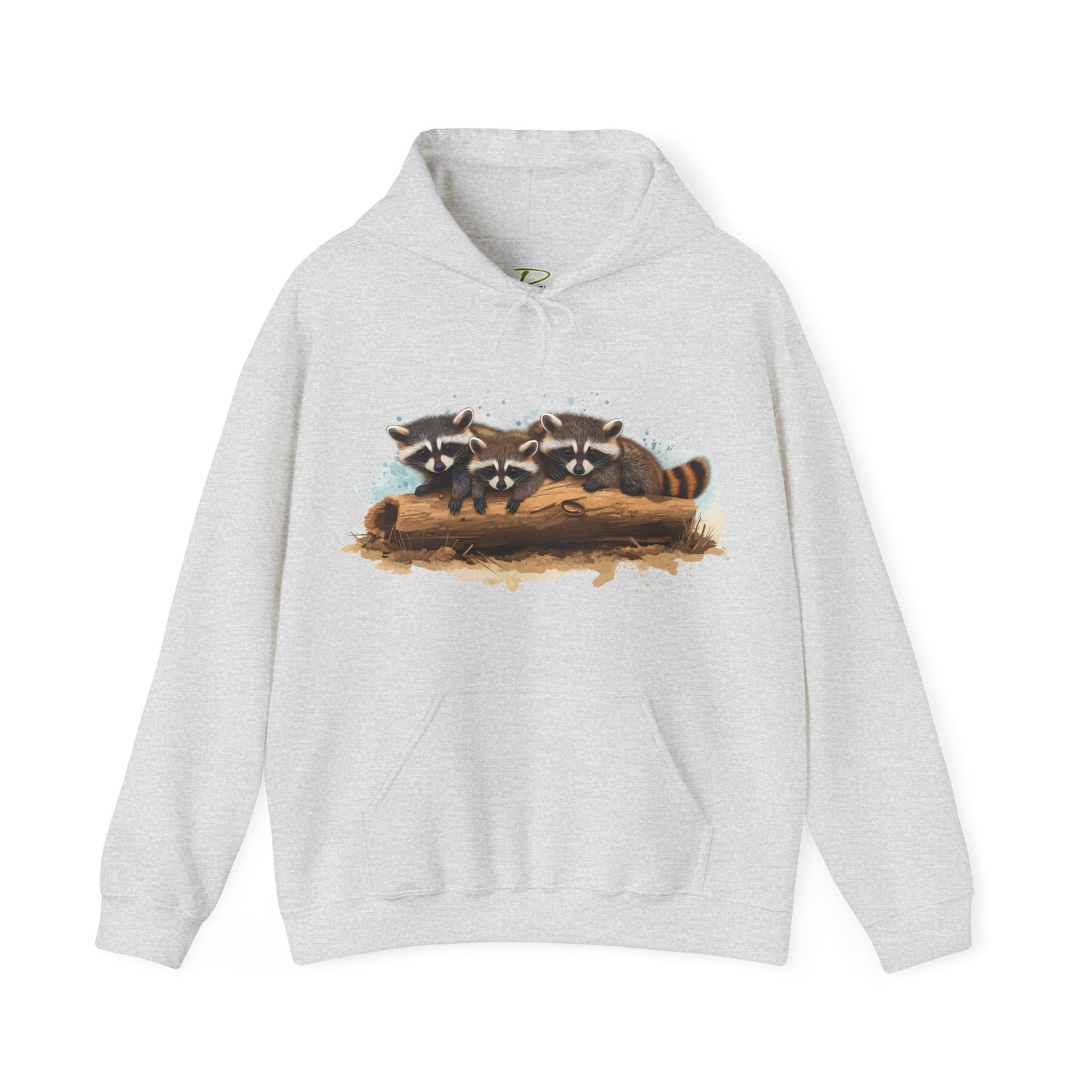 Cozy Raccoon Hooded Sweatshirt - Unisex Heavy Blend™- Raccoon in hoodie - Raccoon Hoodie with ears