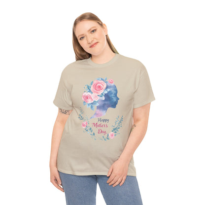 Floral Mother’s Day Heavy Cotton Tee - Gift for Mom
