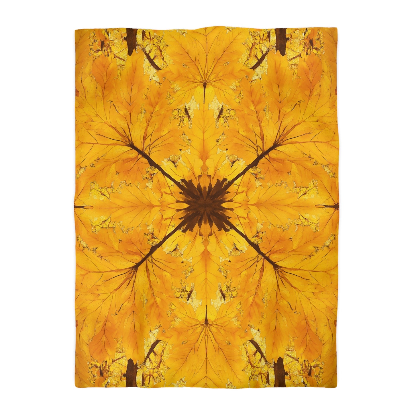 Autumn Leaf Microfiber Duvet Cover | Cozy Bedding for Fall Decor, Nature Lovers, Home Comfort, Gifts for Her, Seasonal Bedroom