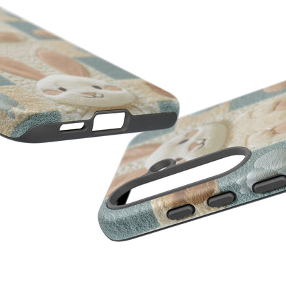 Adorable Rabbits Phone Case – Cute & Durable Protection - iPhone, Samsung, and Google case