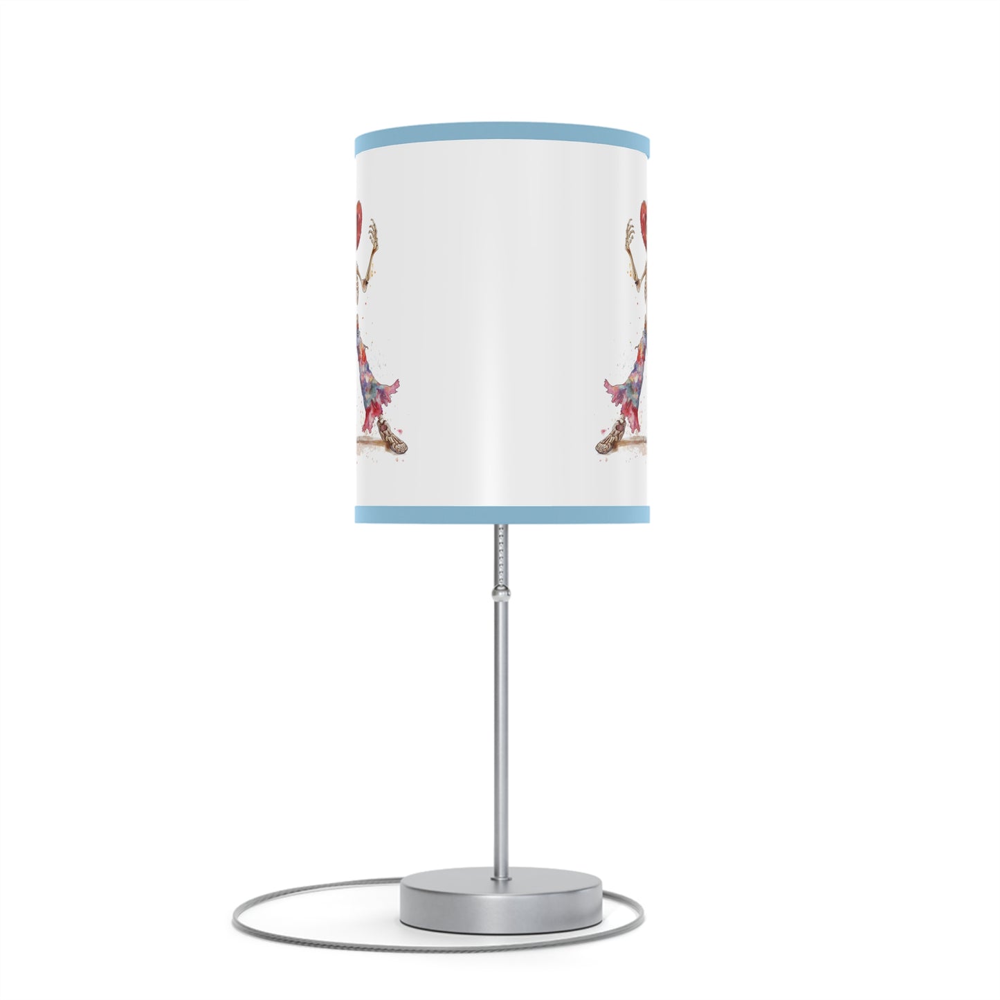 Lamp on a Stand, US|CA plug - Watercolor Skeleton Lamp - Table Lamps