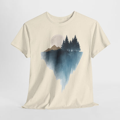 Scenic Nature Unisex Cotton Tee - Adventure Awaits