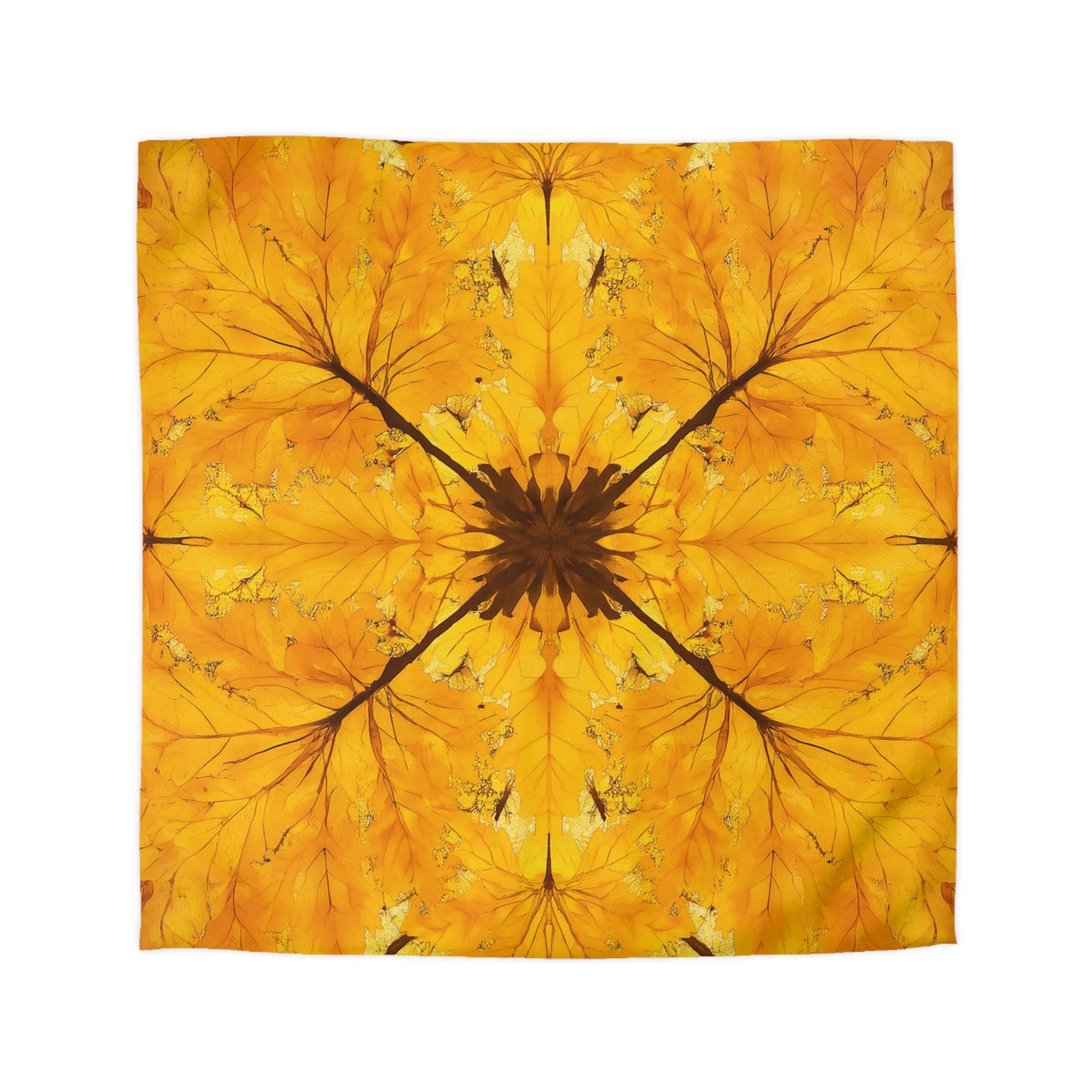 Autumn Leaf Microfiber Duvet Cover | Cozy Bedding for Fall Decor, Nature Lovers, Home Comfort, Gifts for Her, Seasonal Bedroom