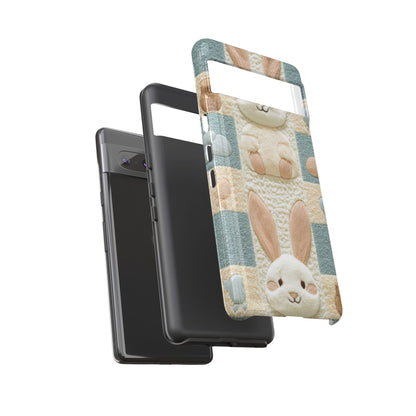 Adorable Rabbits Phone Case – Cute & Durable Protection - iPhone, Samsung, and Google case