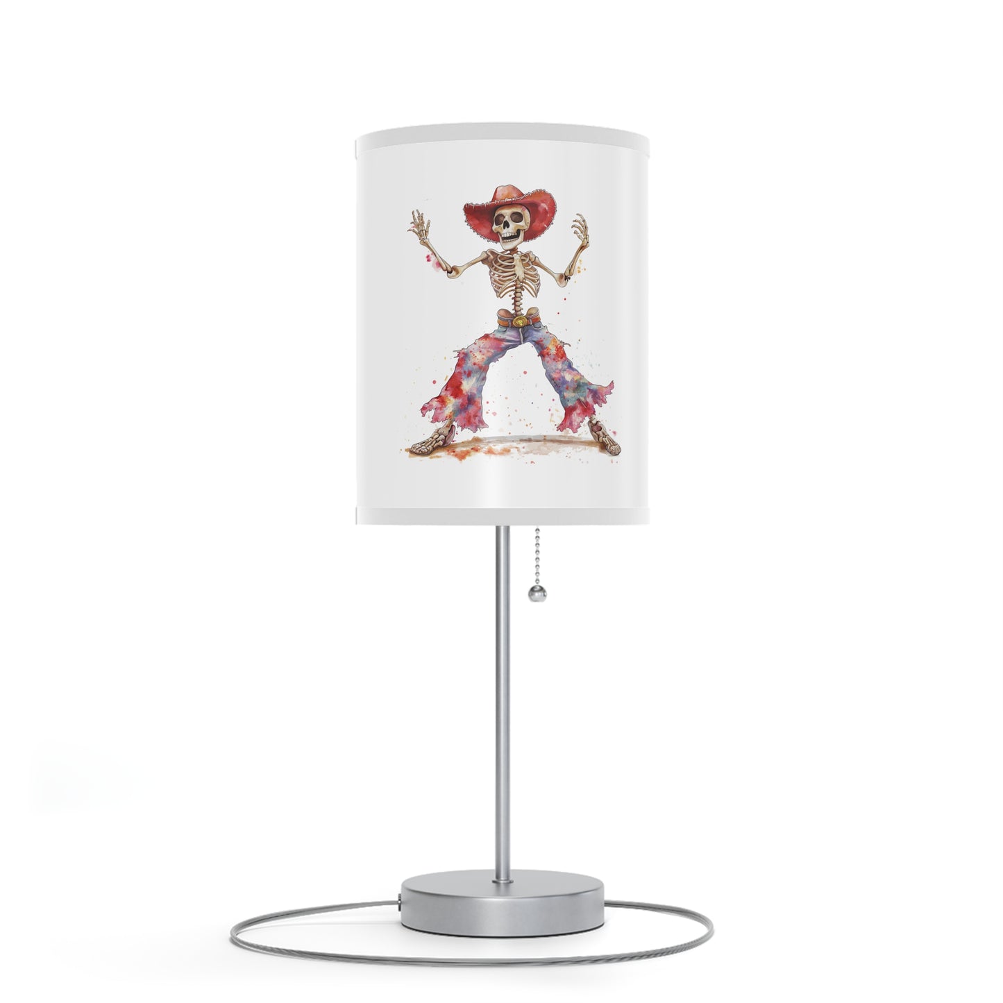 Lamp on a Stand, US|CA plug - Watercolor Skeleton Lamp - Table Lamps