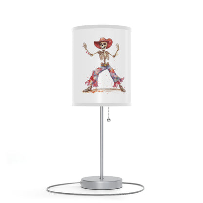 Lamp on a Stand, US|CA plug - Watercolor Skeleton Lamp - Table Lamps
