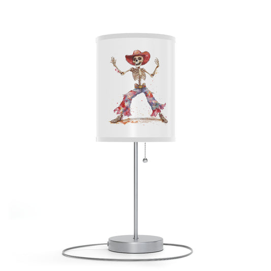 Lamp on a Stand, US|CA plug - Watercolor Skeleton Lamp - Table Lamps