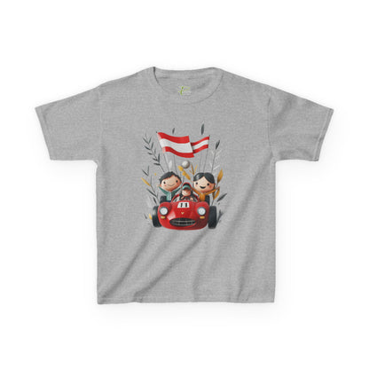 Youth Heavy Cotton™ Tee - Funny Race Car Graphic T-shirt for Kids