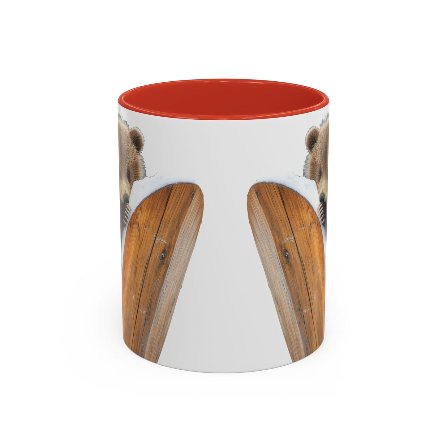 Bear Accent Watercolor Coffee Mug, (11oz, 15oz)