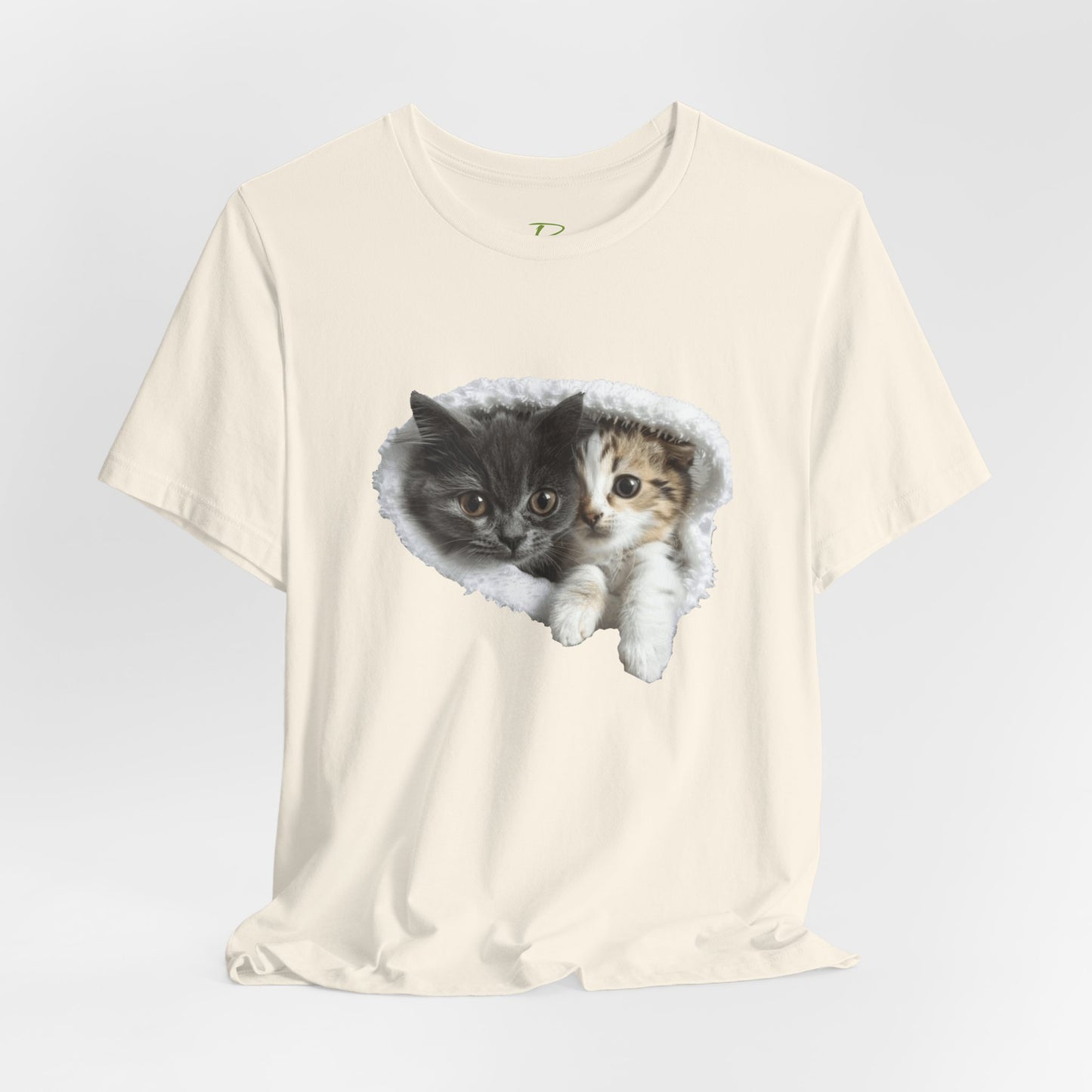 Cute Cats T-shirt for Cat Lovers - Lightweight Fabric Tee