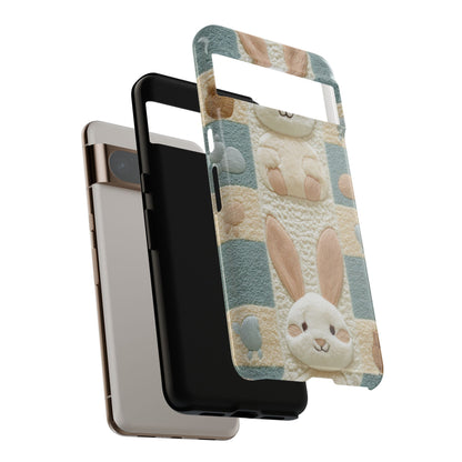 Adorable Rabbits Phone Case – Cute & Durable Protection - iPhone, Samsung, and Google case