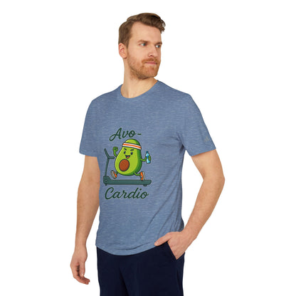 Funny Adidas Avocado Cardio T-Shirt, Unisex Workout Tee, Perfect Gift for Fitness Lovers, Gym Wear, Casual Style, Fitness Enthusiast Apparel
