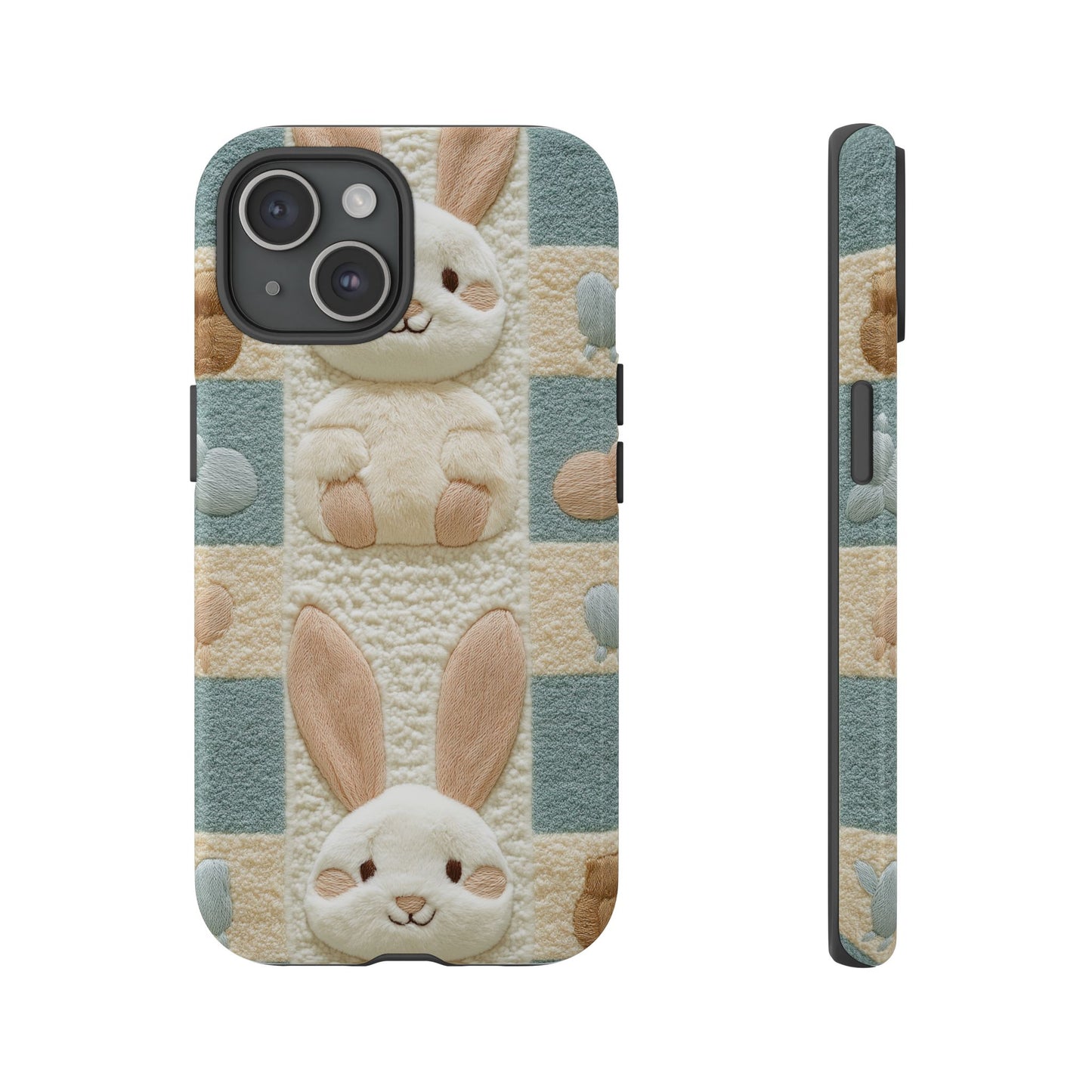 Adorable Rabbits Phone Case – Cute & Durable Protection - iPhone, Samsung, and Google case