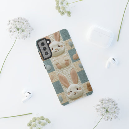 Adorable Rabbits Phone Case – Cute & Durable Protection - iPhone, Samsung, and Google case