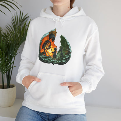 Unisex Heavy Blend™ Hooded Sweatshirt - Skeleton Design Hoodie