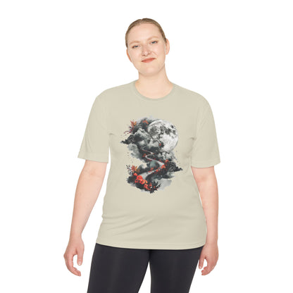 Unisex Wicking Tee Shirts - Beautiful Road Going up to Space T-shirt