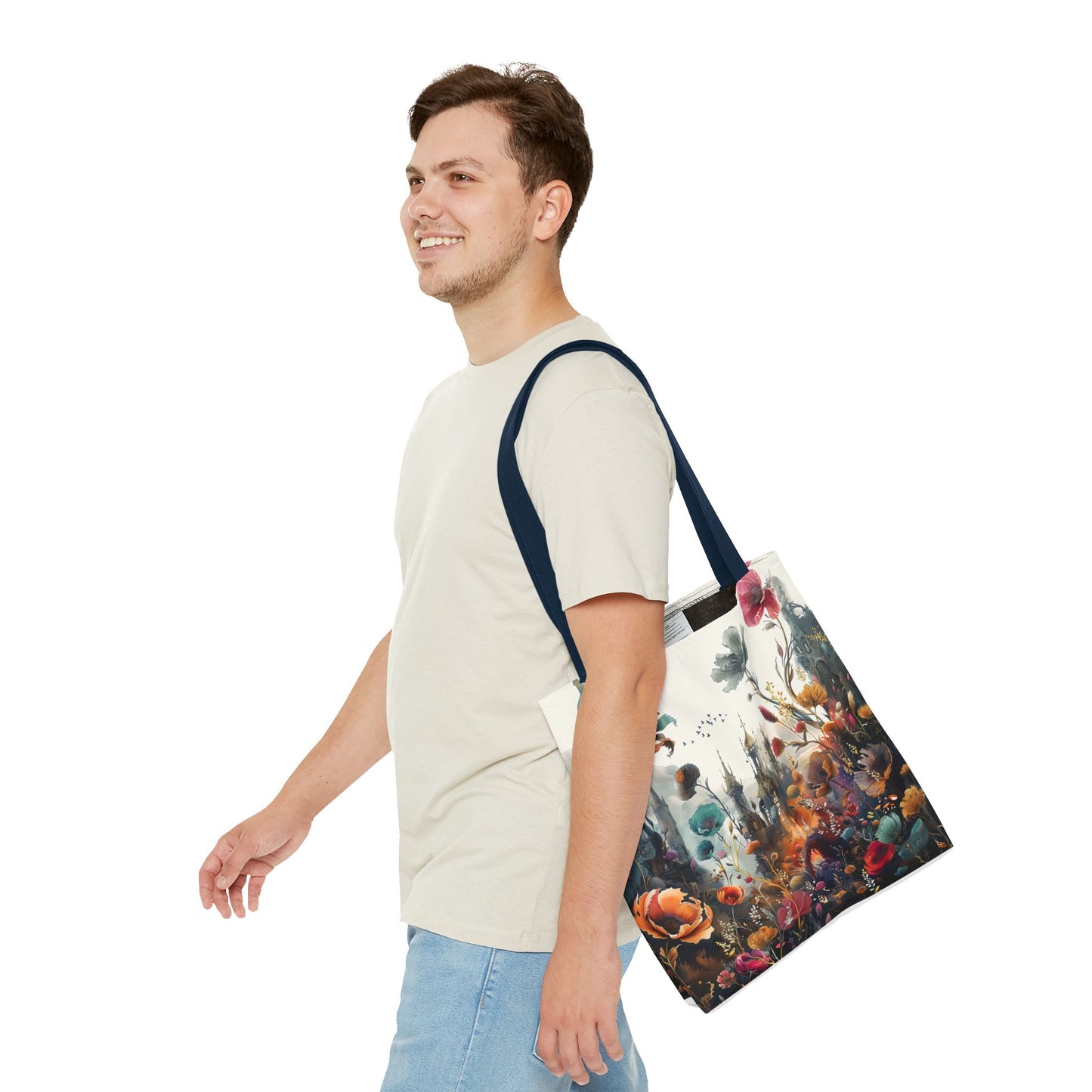 Nature and Castle Tote Bag - Two side print