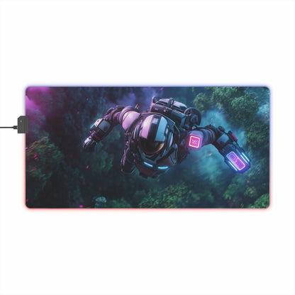 Astronaut LED Gaming Mouse Pad
