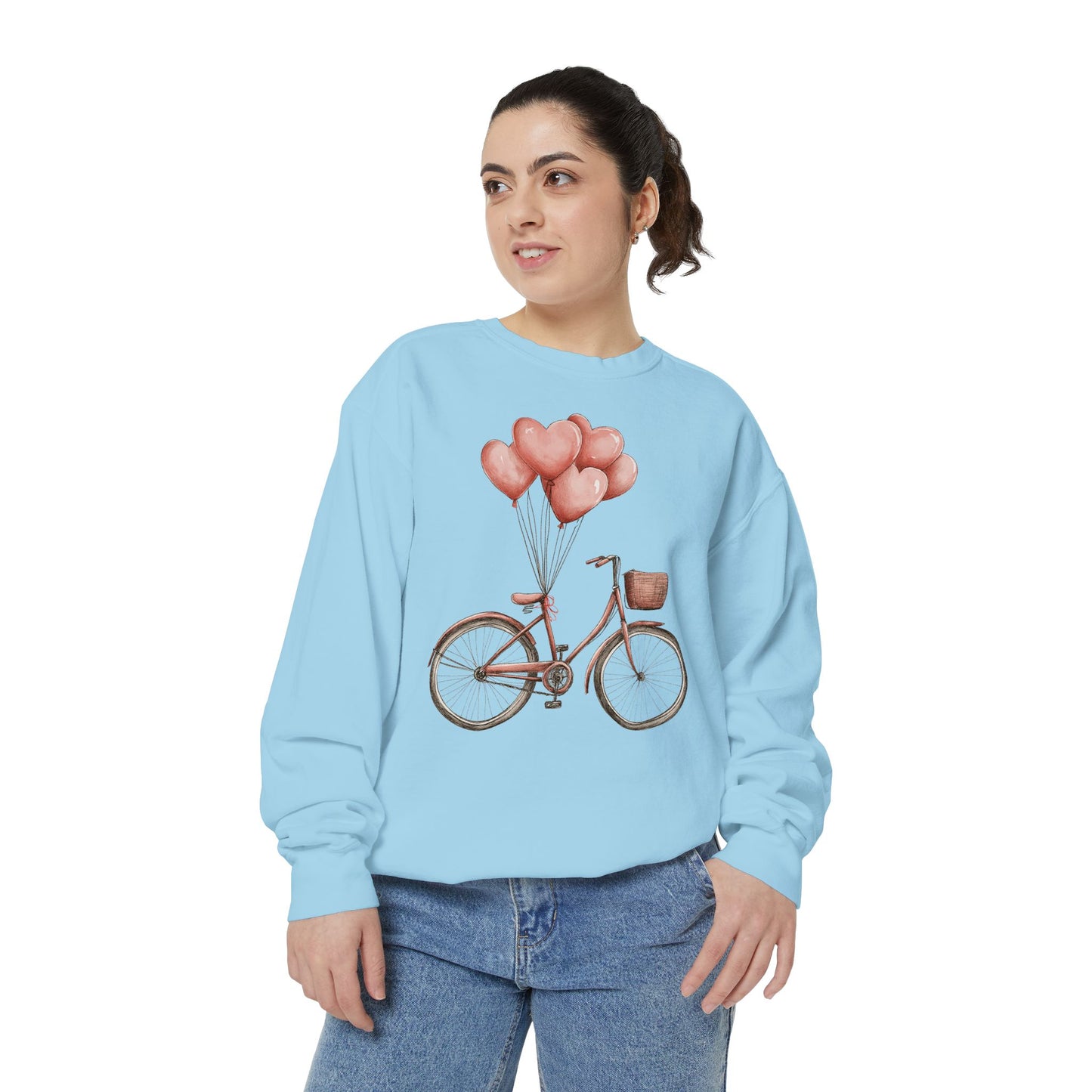 Vintage Bike Dreams: Unisex Garment-Dyed Sweatshirt