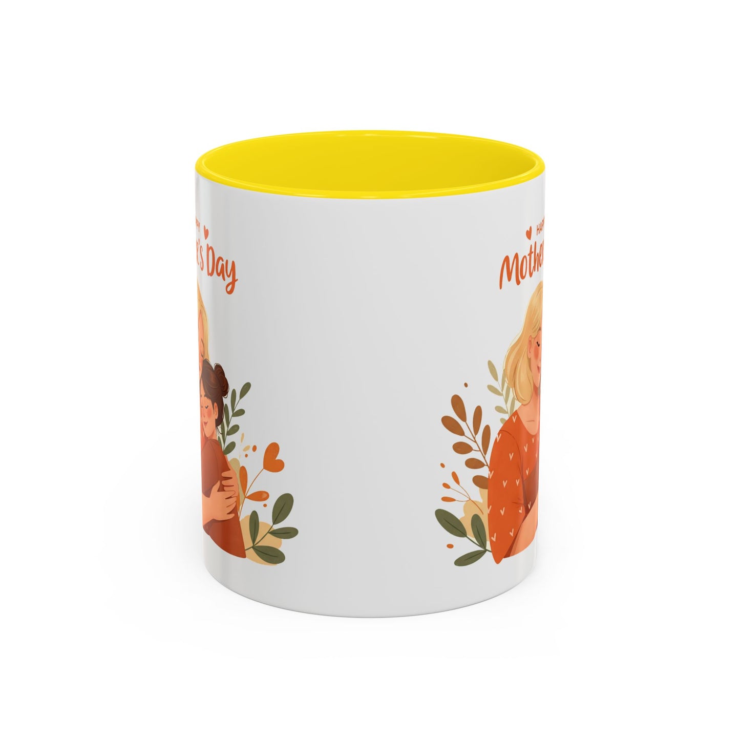 Happy Mother's Day Accent Coffee Mug - 11oz & 15oz, Perfect Gift for Moms