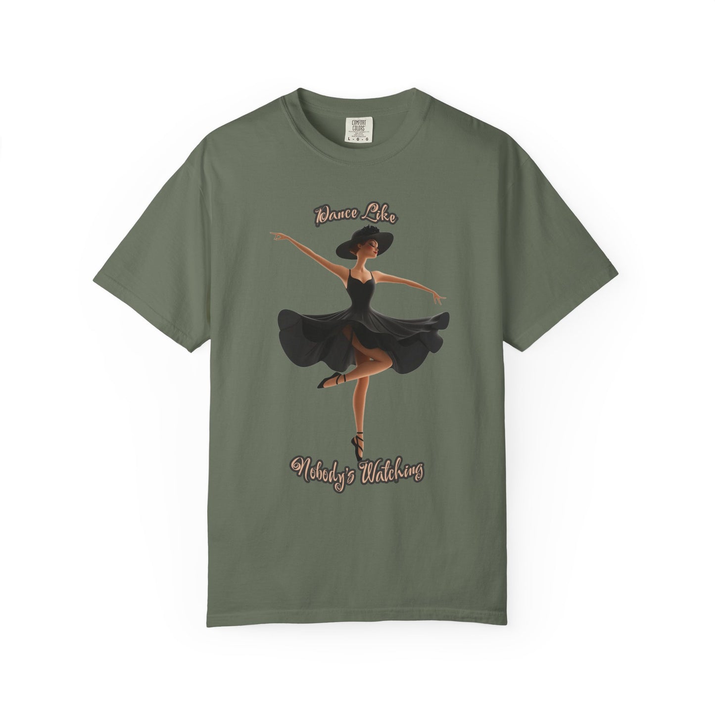 Ballet Inspired Woman's T-Shirt - 'Dance Like Nobody's Watching'